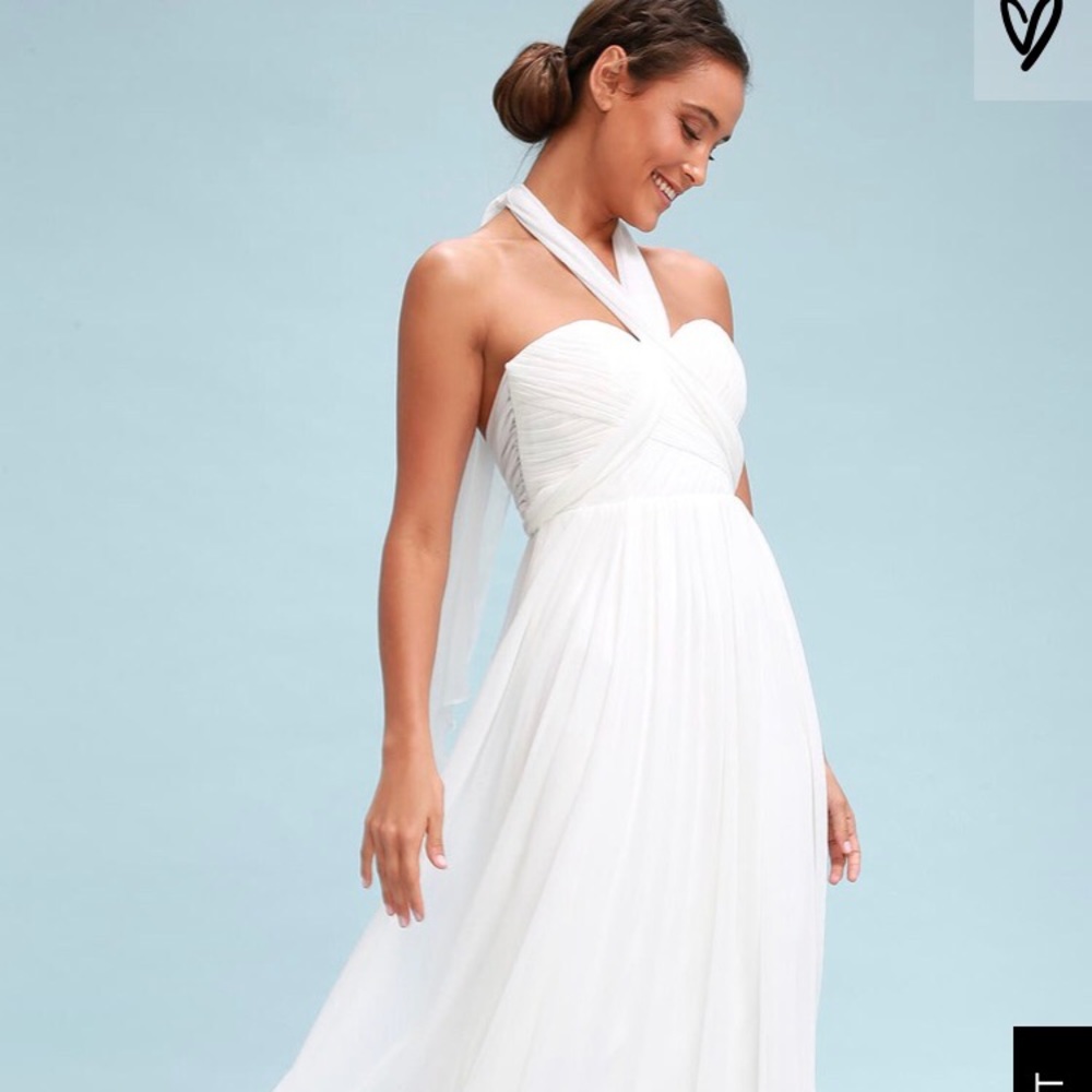White Convertible Wedding Dress - Brand New